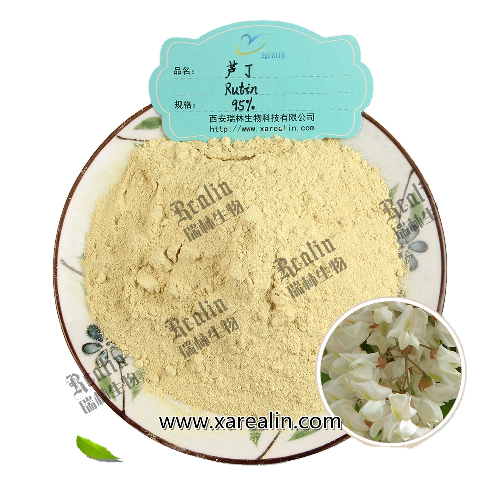 Health Products Material Anti-inflammatory Antioxidant Anti-allergic Anti-Viral 95% Rutin Powder