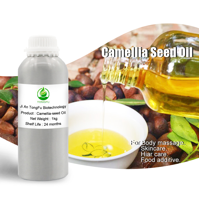 Cold pressed 100% pure organic camellia oil bulk Natural camellia seed oil for skin hair