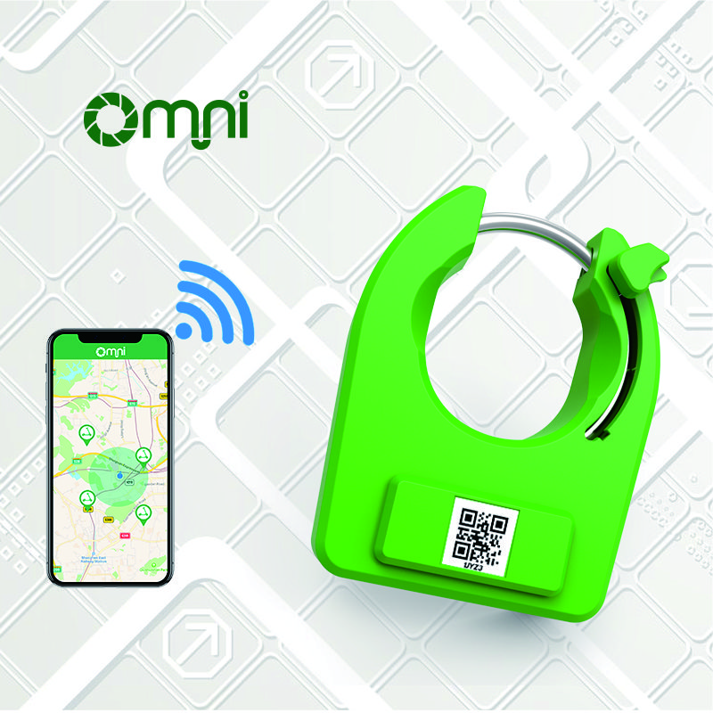 Omni велосипедный замок gps antifurto gps bici разблокировка сигнализация qr-код система для аренды велосипеда 2G/4G BLE