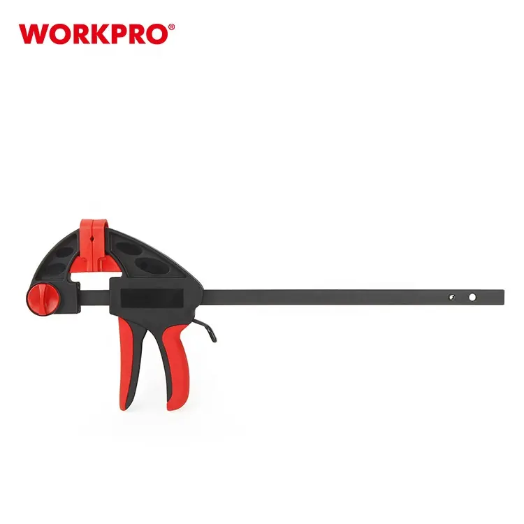 WORKPRO F Clamp 4" Quick Release Ratcheting Bar Clamp Woodworking Bar Clamp