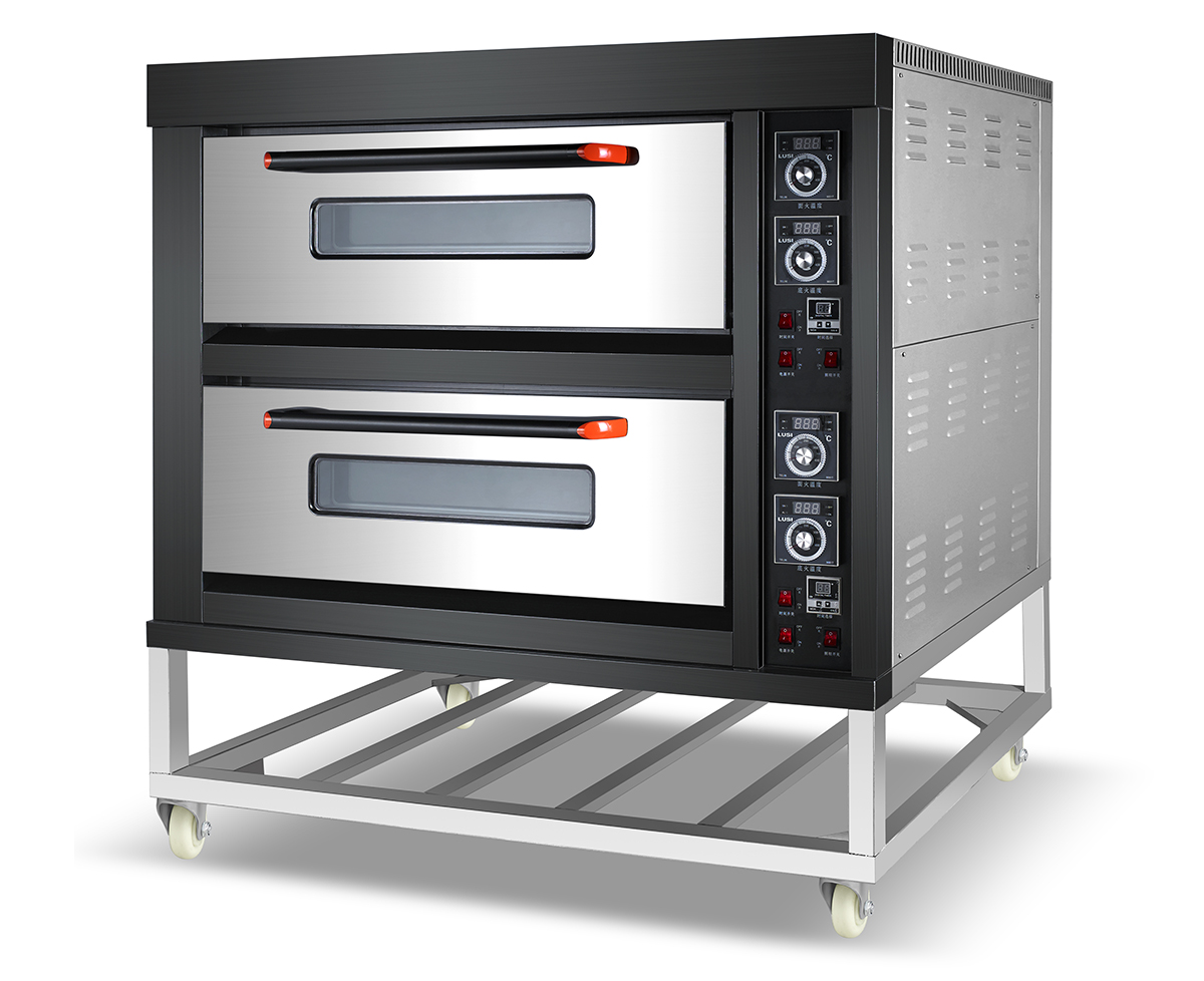 bakery machine oven/ equipment portable Gas baking Oven, bread/pizza baking oven two layer four trays gas bakery oven