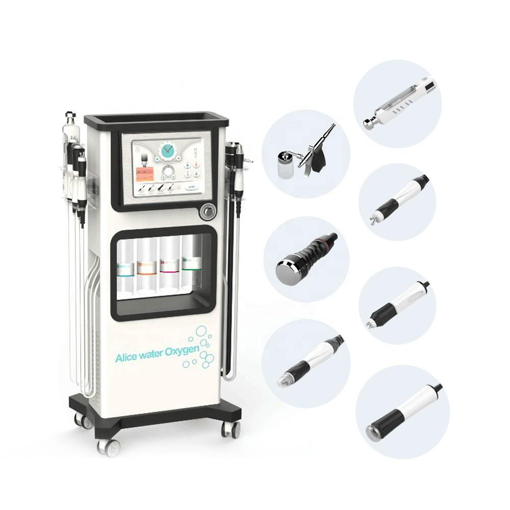 2022N Popular Free Customized Logo 7 in 1 Alice Super Bubble Jet Peel Hydra Dermabrasion Facial Machine