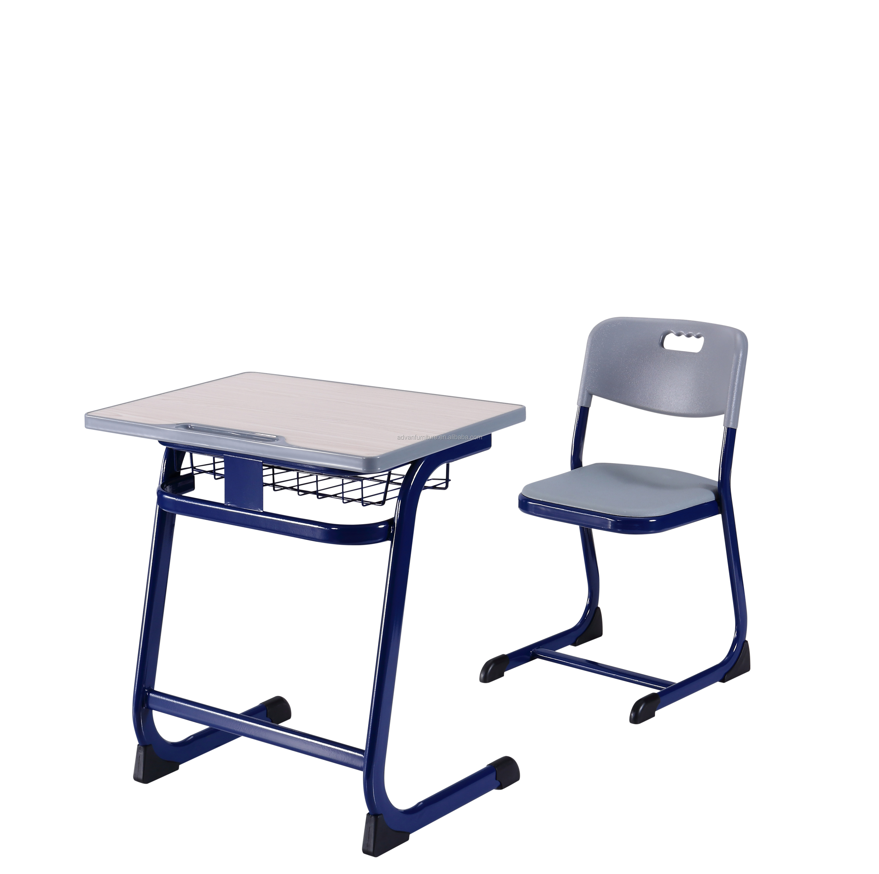 Modern Children's Tables Chairs Set Economical Primary School Furniture for Home Office Apartment Steel Frame for Classroom Use