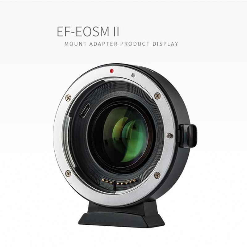 VILTROX Lens Adapter EF-EOSM II 0.71x Speed Booster for Canon EF lens to EOS EF-M Mirrorless Camera M50 AF Auto Focal Reducer