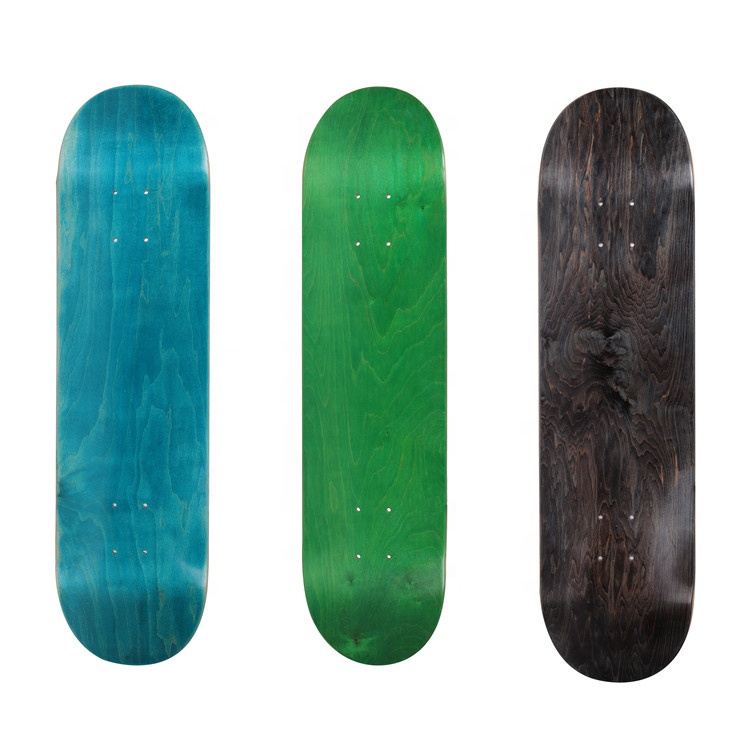 W-08 New Product 100% Northeast Maple OEM Logo American Imported Resin Glue A Skateboard Products With Double Kick And Concave