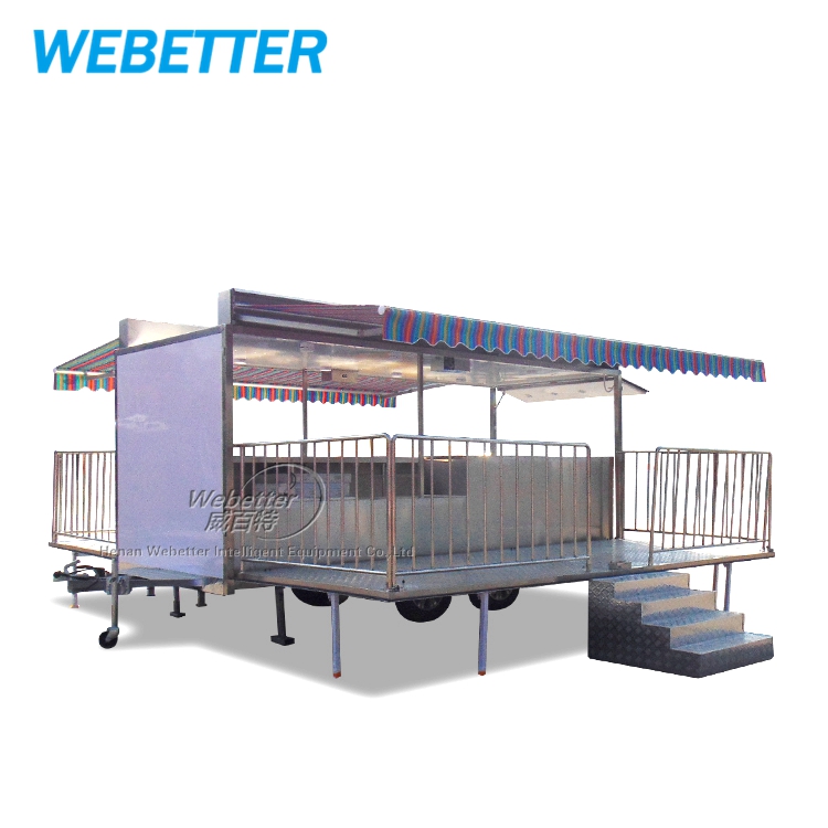 WEBETTER современный киоск для барбекю нержавеющей стали горячей продажи напитков мобильный бар прицепы
