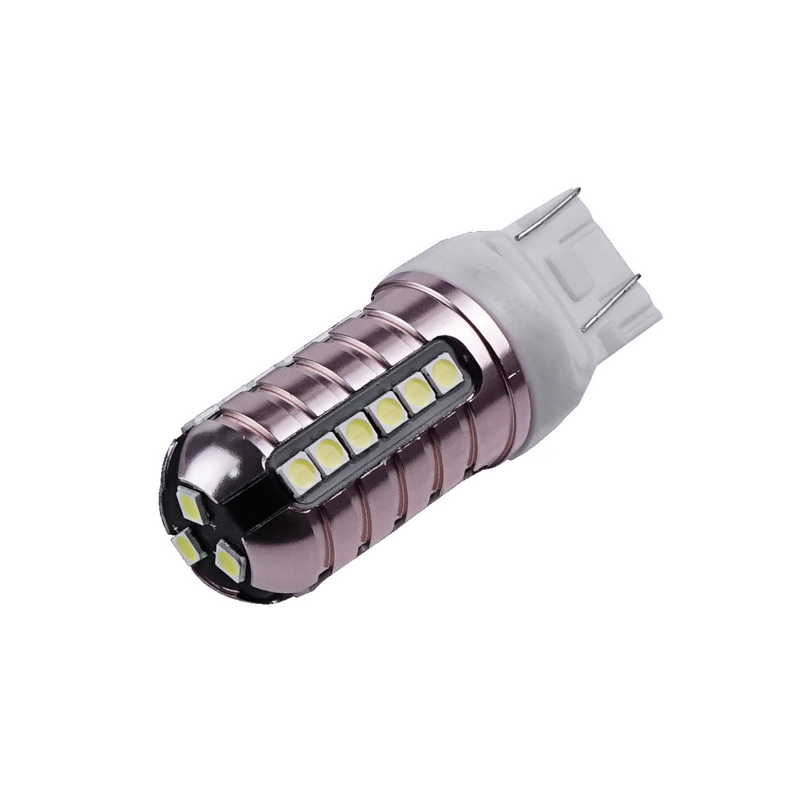 Высокая мощность 7443 27smd 3030 1156 1157 canbus 1156 светодиодная лампа Янтарный canbus