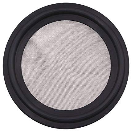 hygienic tc tri clamp triclamp tri-clamp sanitary mesh screen gasket with perforated disc