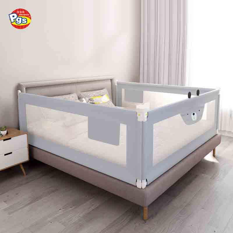 Extra long bed rail toddlers corner side crib barrier guard for kids