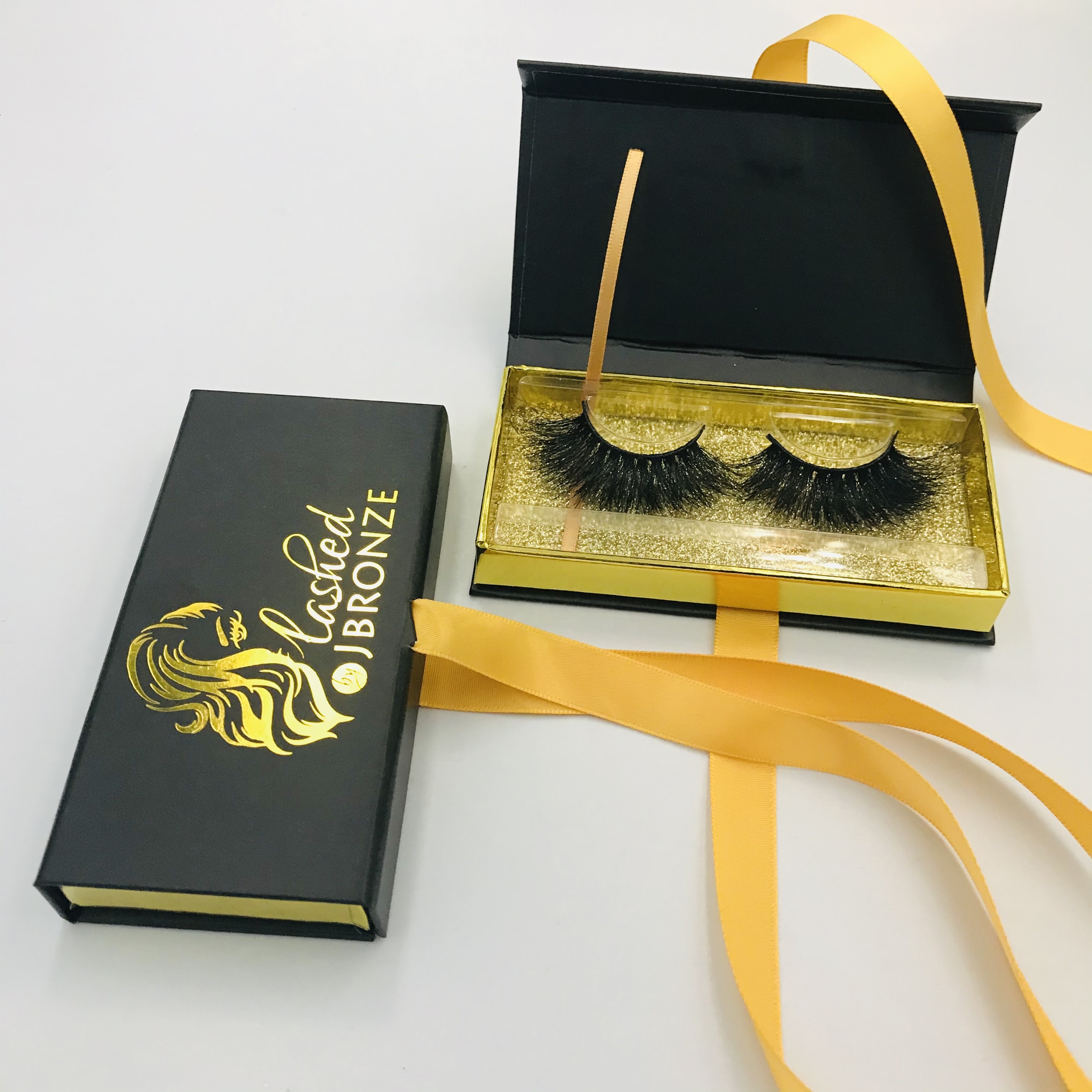 Empty custom lash serum bag cleanser tools tray brush tweezer applicator shampoo case book extension lift glue packaging box