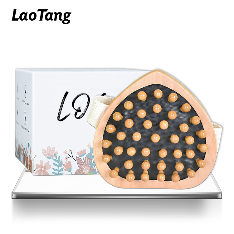 Natural Wooden Massagers Wood Hand-held Massager Body Brush Cellulite Massage Reduction