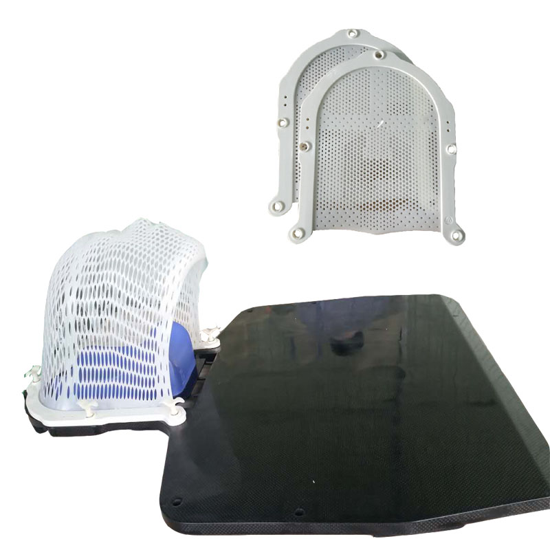 Thermoplastic Radiotherapy 5-Pin Head Immobilization Mask for Brain Cancer