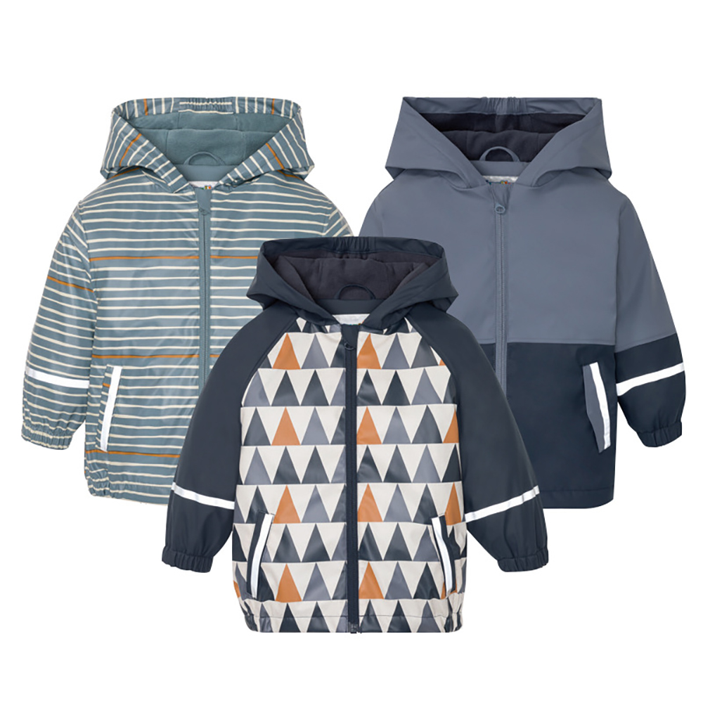 rainwear kids kids wear rain coats Outdoor kids girls PU rain jacket hooded waterproof coat for children