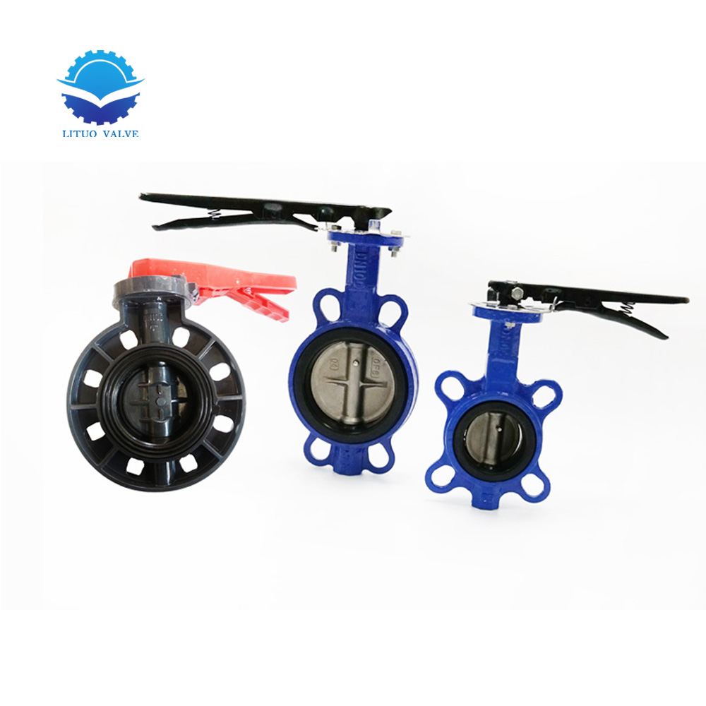 PN16/PN10 pvc butterfly valve cheap valve butterfly cast iron butterfly valve