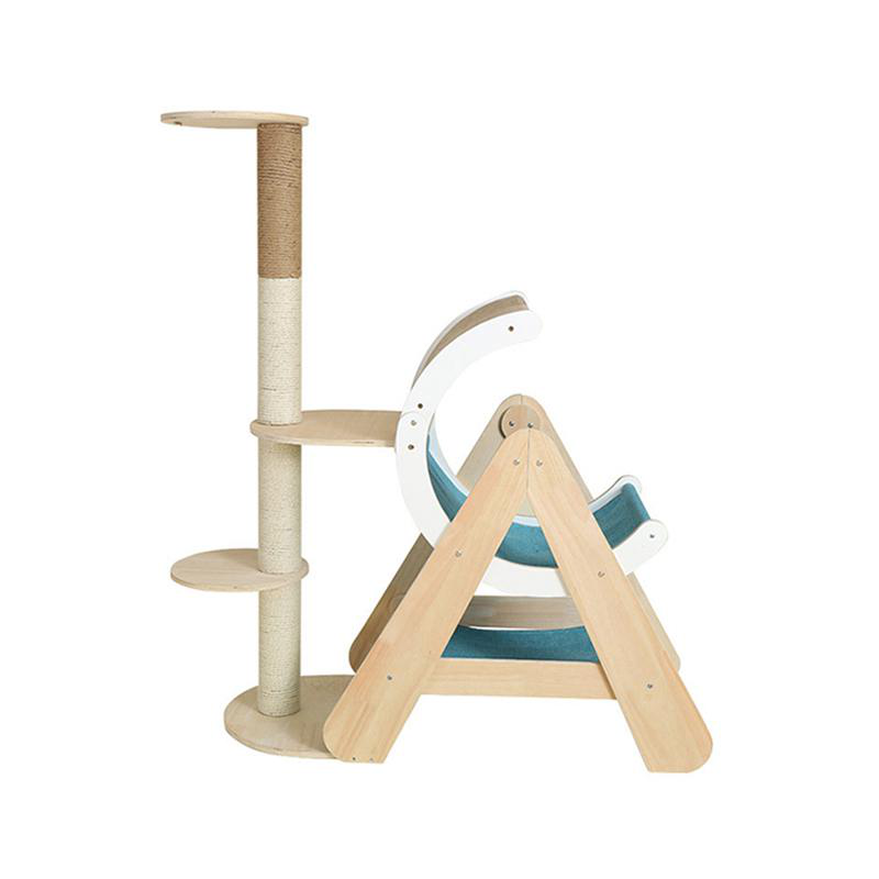 Factory wholesale cat climbing tower furniture cat scratcher tree cat climbing frame tower supply