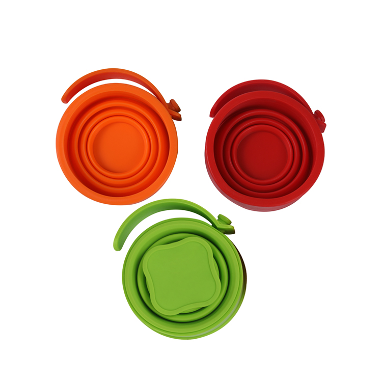 Collapsible Silicone Foldable Cup Capacity 170Ml Silicone Travel Folding Water Cup