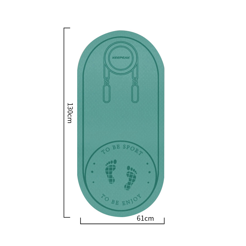 KEEPEAK Jumping Mat Round Jump Rope Mat for Skipping Rope