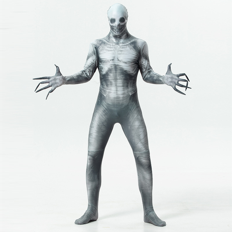 Хэллоуин нейлон спандекс Полный боди косплей молния сзади zentai костюм
