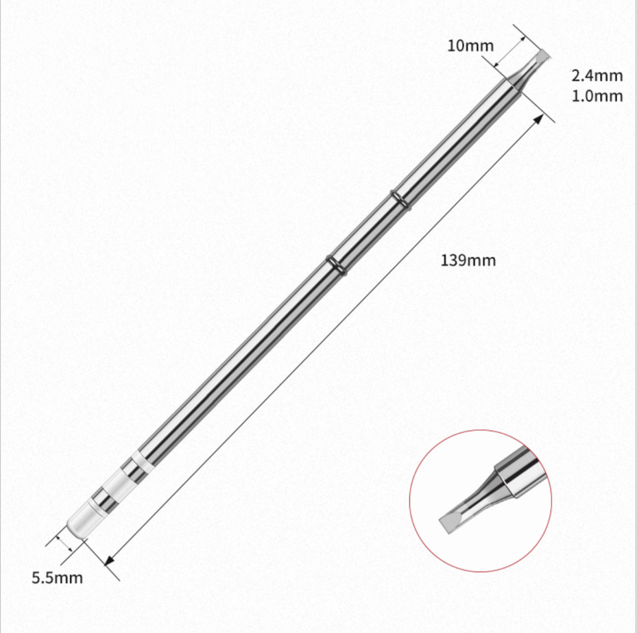 internal heat constant temperature T12-D series Chisel Shape electric soldering iron tip 951 soldering station 70W