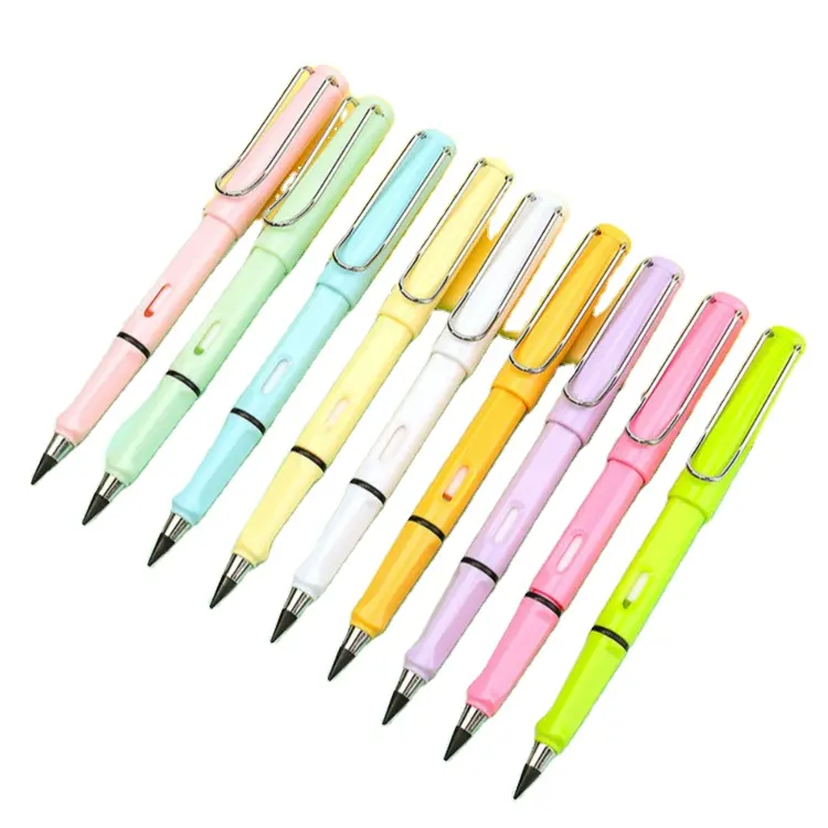 Multi Colors Fancy Inkless Beta Pen Kids Pupil Favor Novelty Macaroon Erasable Extensible Pen Correcting Enteral Pencil