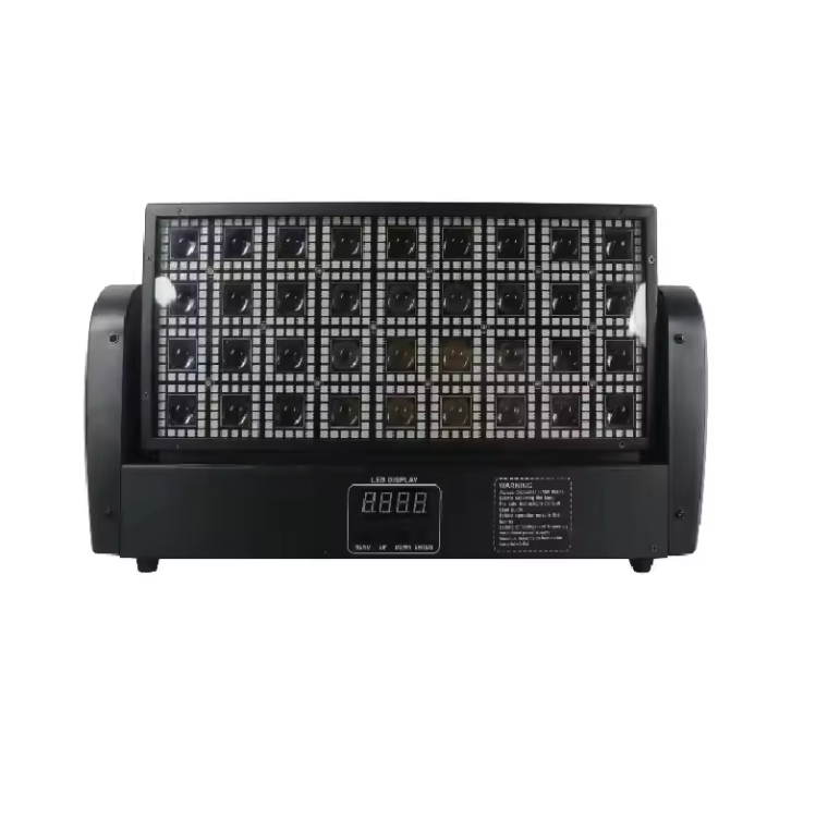 Lotus Professional 36*3W White+ 648 pcs 0.3W LED 2IN1 Beam Strobe Light with DMX512 for Stage DJ Disco bar Studio Performance