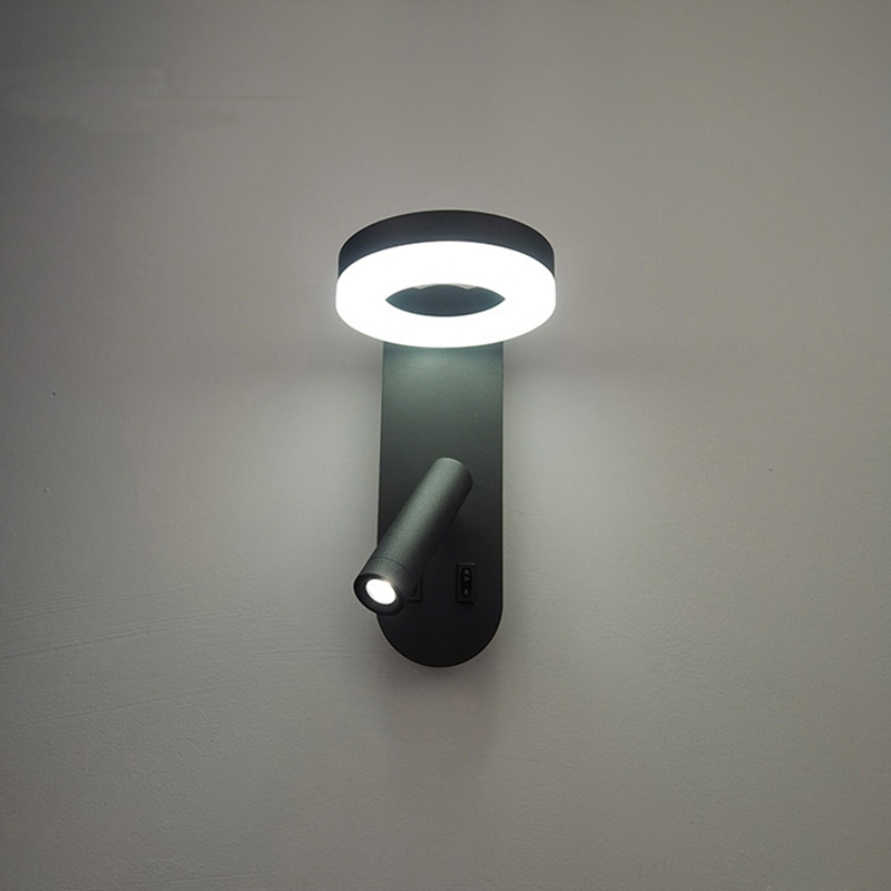 2021 hot sale led wall lamp modern minimalist bedroom living room background hotel aisle wall light spotlight