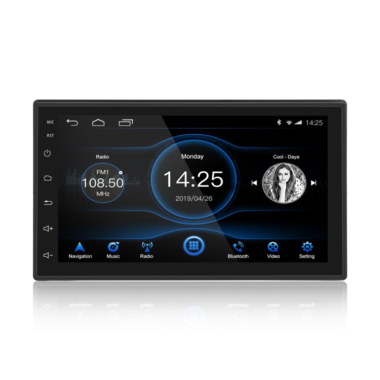 Ezonetronics 2 DIN 7 дюймов Android 8,1 автомобильный Радио Стерео GPS навигация Bluetooth USB четырехъядерный dvd-плеер 1G + 16G