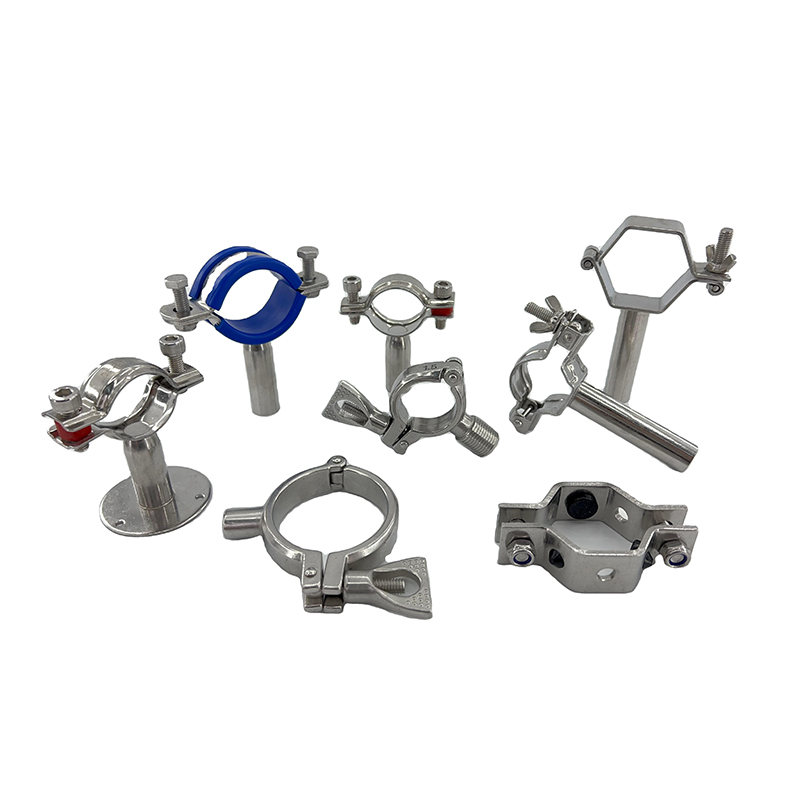 Stainless Steel Clamps Tri Clamp Fitting Tube Hanger Clips Hose Pipe Holder Clamp