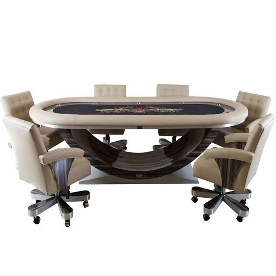 Luxurious Custom Poker Tables Deluxe Poker Tables Noble Elegant Style Casino Table