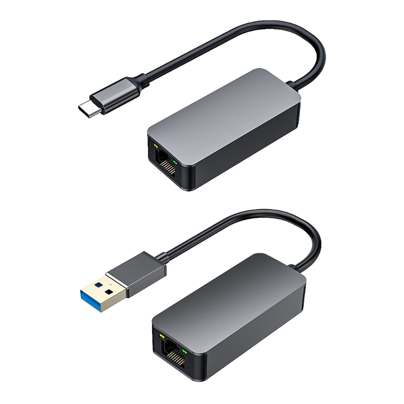 2022 Новинка 2500 Мбит/с USB C Ethernet адаптер 2,5 гигабитный Тип C к Сетевой карте Lan RJ45