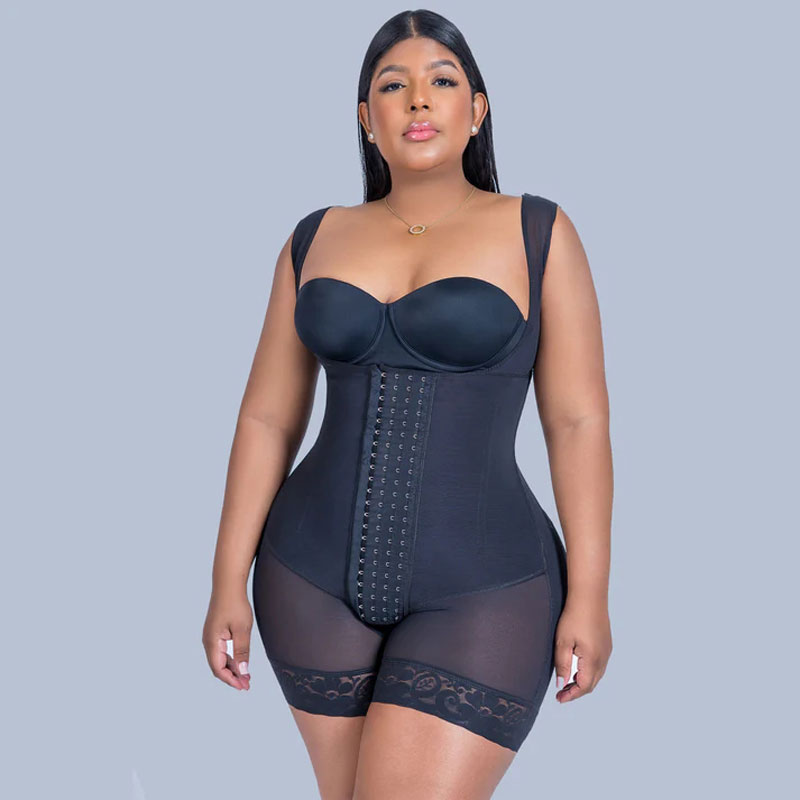 Varilla | 1/2 Pierna Women Shaper Seamless Firm Triple Control Fajas Plus Size Thigh Slimmer Tummy Control Body Shaper Slimming