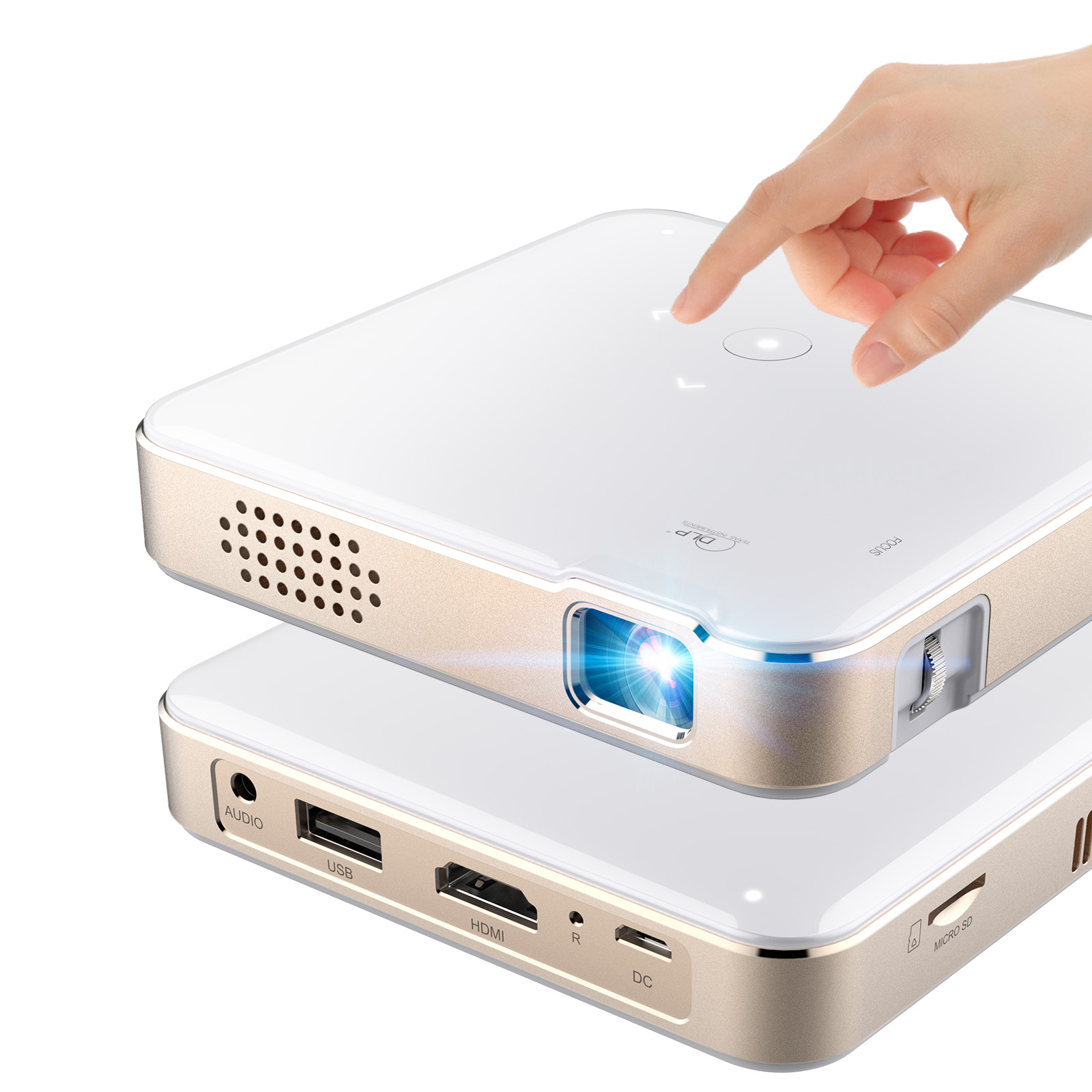 Flyin S350 Native 1080P 4K Smart WiFI Android 3D Home Theater Proyector Pico Portable Beamer Led DLP Mini Projector