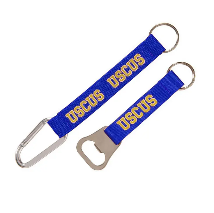Support Customized Logo and Size For Keys Gym Thermal Transfer Printing Silk Screen Printing Carabiner Hooks Lanyards