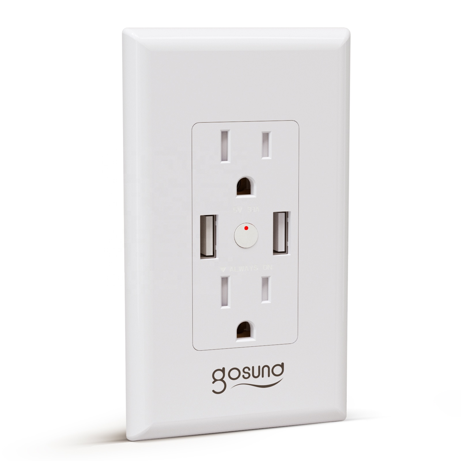 Gosund завод Tuya smart life Wi-Fi настенный двойной выход гнездо не голос APP управление розетка настенная розетка alexa