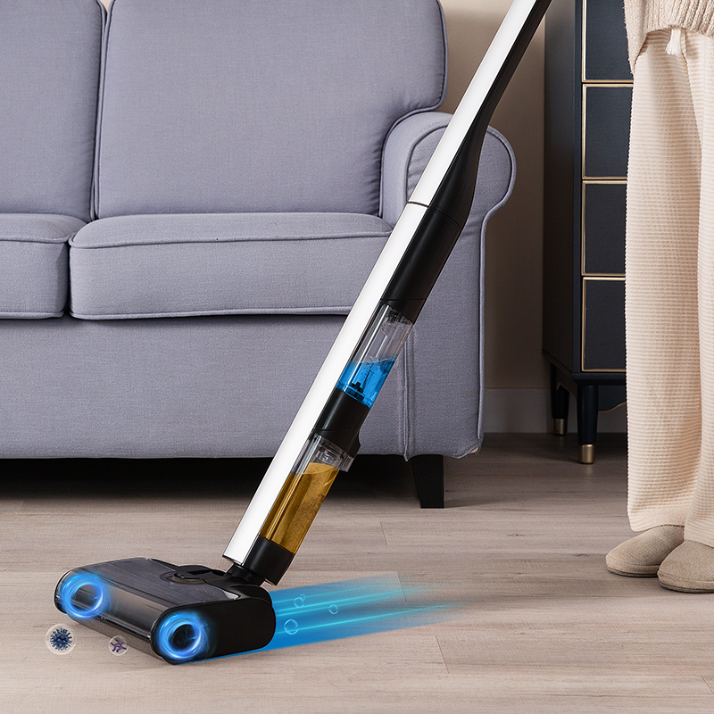 Cordless Wet Dry Vacuum Cleaner Floor Washer and Mop 3 in 1 Upright Cleaners with Self-Cleaning and HD Display for Carpet