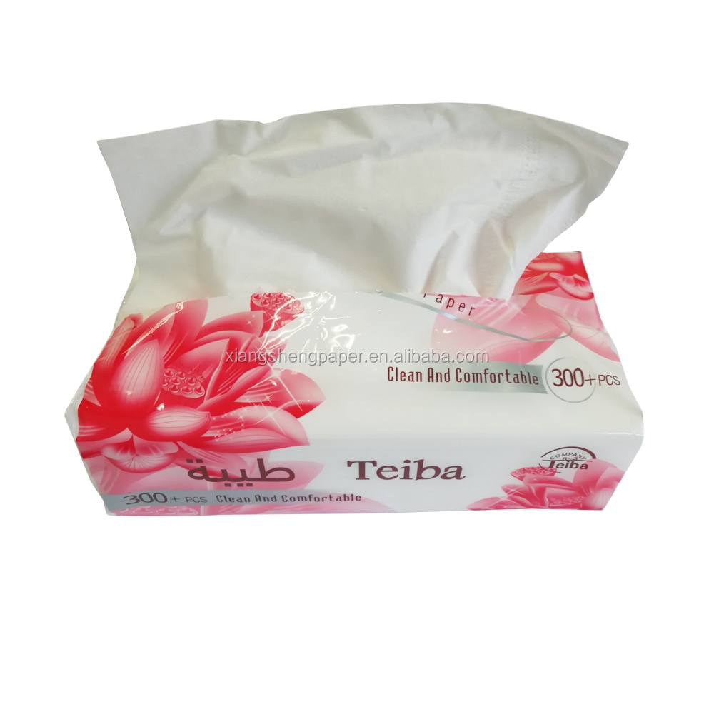 Wholesale Soft packing poly bag tissue paper OEM Pack Facial Tissue Paper soft facial tissue