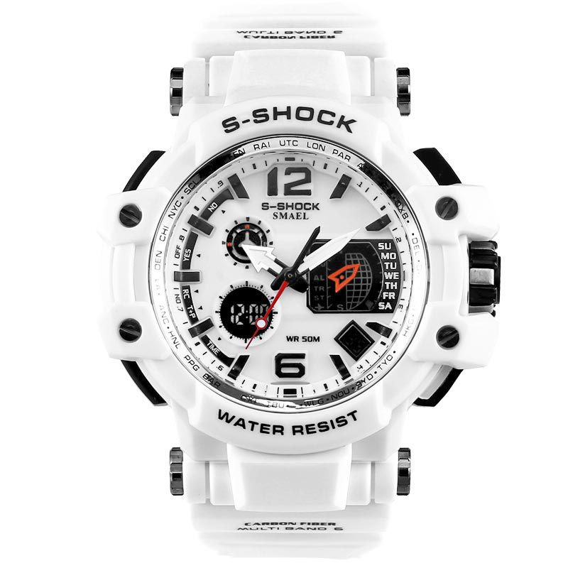Rayмонс 1509 smael пользовательские g Стиль s shock наручные часы для детей подростковые белые ремешки спортивные часы toptan saat relojes цифровые