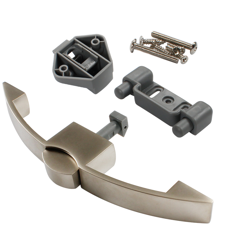 Hole Spacing 128mm Pearl Nickel Color RV Motorhome 10pcs/box Mini Push Lock Push Latch Push Lock RV
