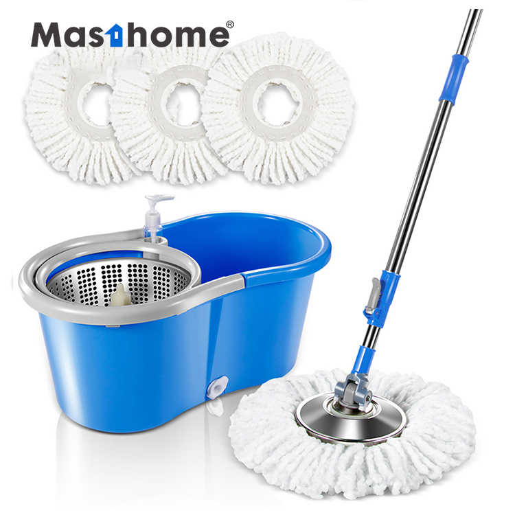 Masthome Лидер продаж на amazon, набор швабры и ведра из нержавеющей стали 360, роскошная Швабра для воды