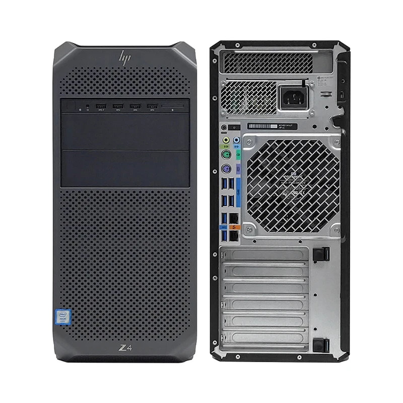 Оригинальная рабочая станция Z4G4, компьютерная поддержка Intel Xeon, W-2125 ЦП, сервер Tower-HP Z4 G4, б/у ПК, рабочие станции