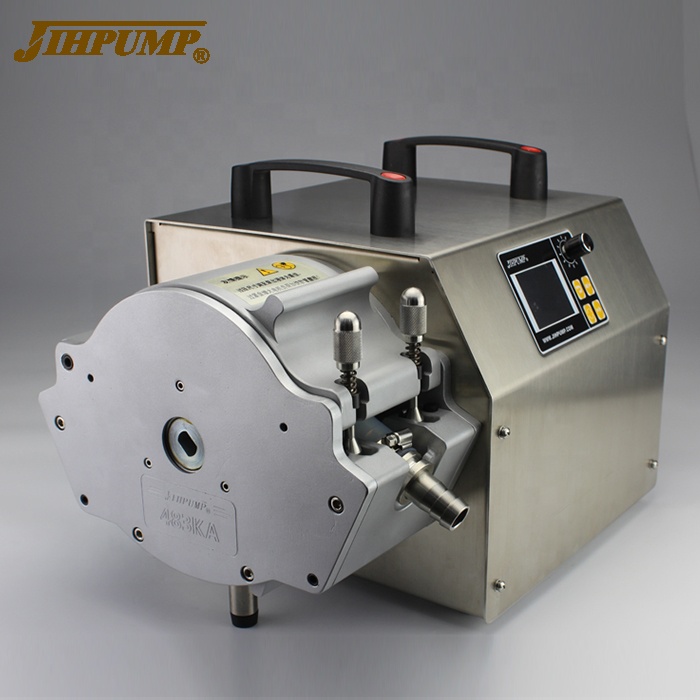 JIHPUMP, промышленный большой перистальтический насос высокого давления с двойной головкой, высокая скорость потока, большой объем дозирования воды и жидкости