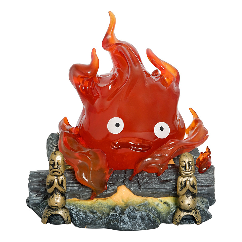 wholesale Anime Howl's Moving Castle Calcifer action figure doll toys