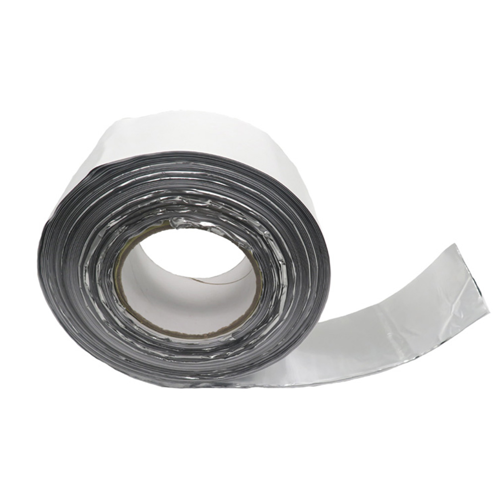 Single Sided Water Proof High Pressure Pipe Butyl Rubber Aluminium Tape