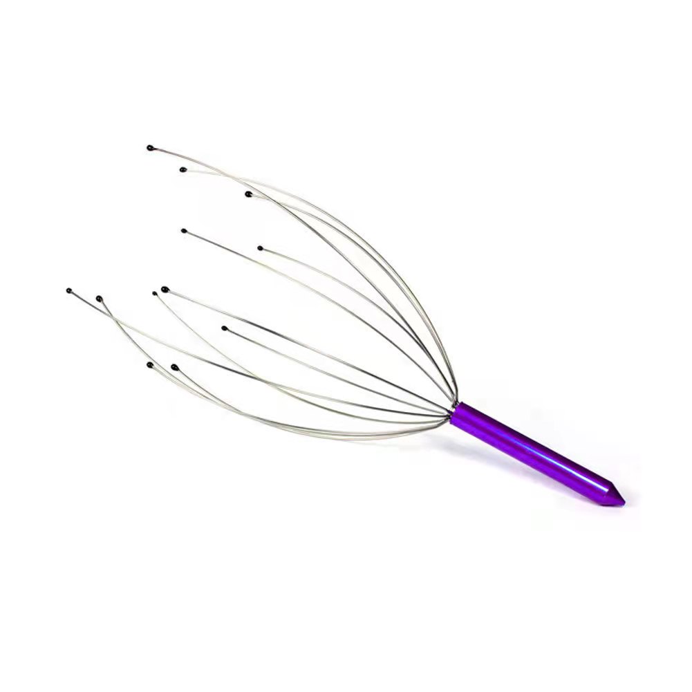 Stainless Steel Handheld Head Massage Scratcher Scalp Massagers for Deep Relaxation