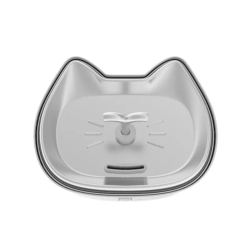 Cat Water Fountain Stainless Steel Pet Water Dispenser Automatic Metal Dog Drinking Fountains