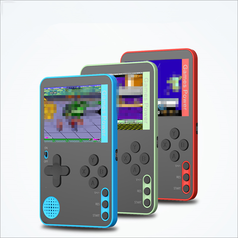 2.4 Inch Icd Screen Built-in 500 In 1 Classic Retro Portable Handheld Mini Game Player Console Kids Game Console