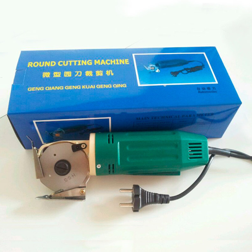 WD-1 Portable Mini Round Knife Cloth Cutter Fabric Cutting Round Edge Cloth Cutting Machines
