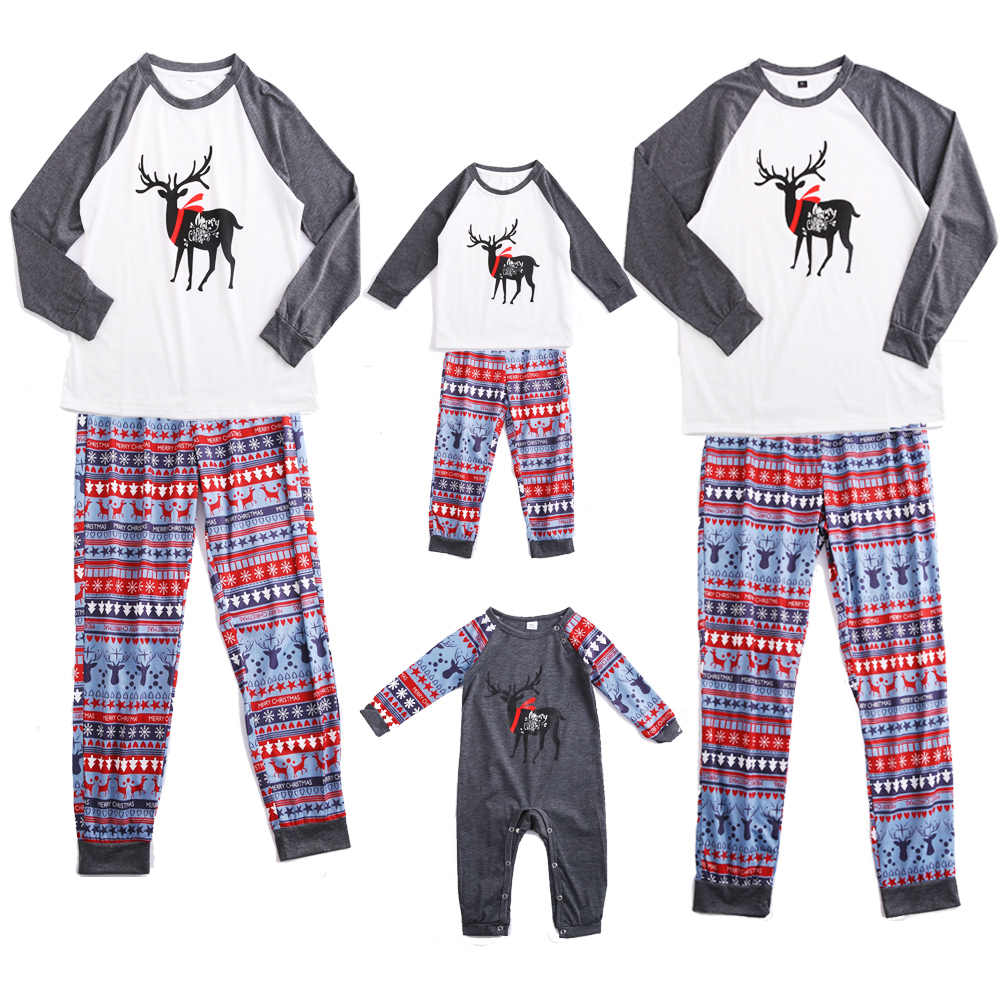 2021 family Ladies pajamas mens nightgown christmas pajamas sets sleepwear