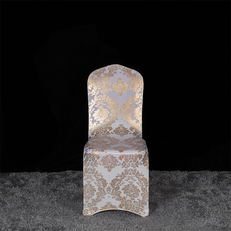 Printed Elastic Chair Cover Dining Spandex Stretch Removable Slipcovers for Dining room Banquet Wedding Kitchen