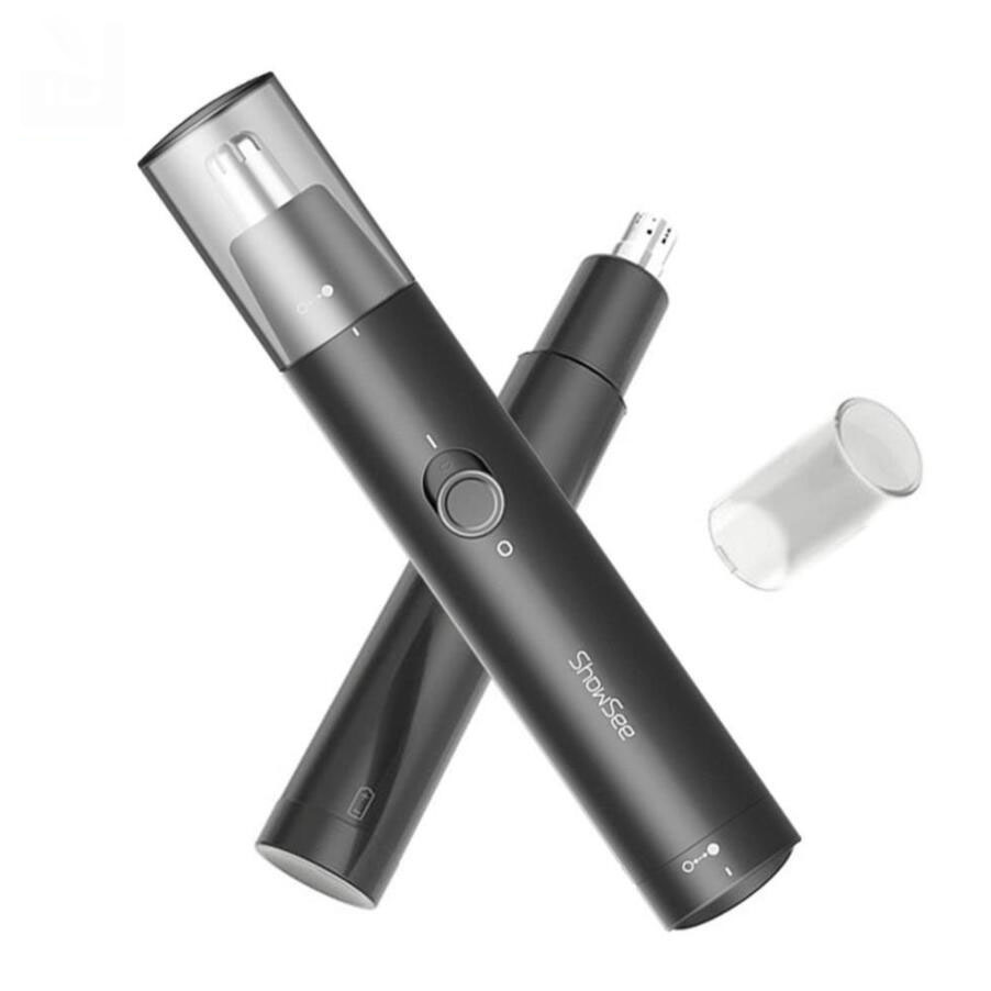 Xiaomi ShowSee съемный моющийся двойной край 360 градусов водонепроницаемый Вращающийся резак головка Электрический триммер для волос в носу